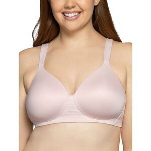 Vanity Fair Women's Wireless Beyond Comfort Bra with Seamless Back-Quartz, 44C,